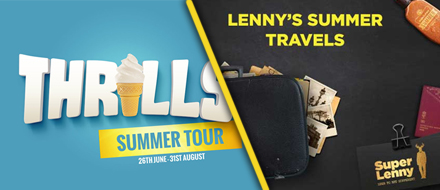 Thrills and Super Lenny casino summer promotions