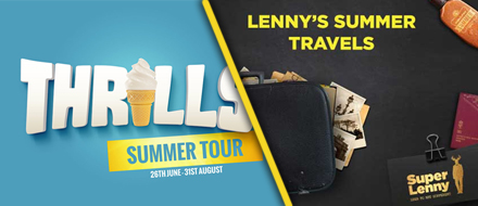 Thrills and Super Lenny casino summer calendar